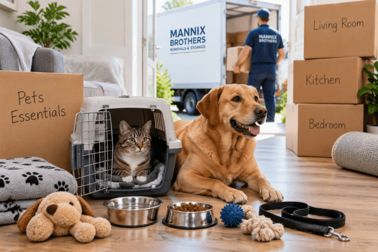 Pets During a Home Removal in Leicester